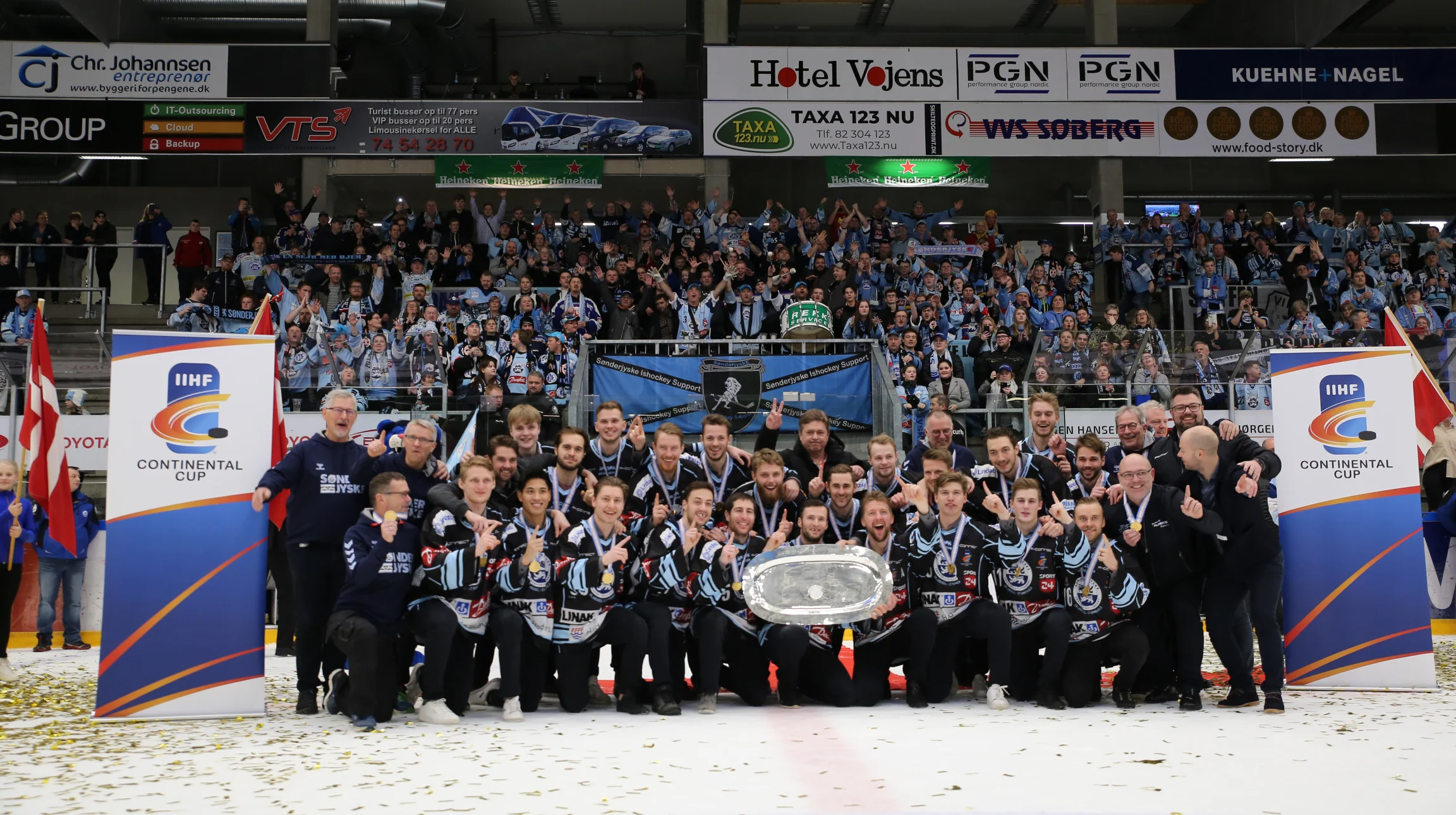 SønderjyskE Vojens win IIHF Continental Cup and a CHL Place!