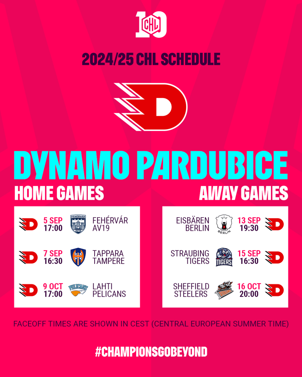 Schedule for 2024/25 is Official!