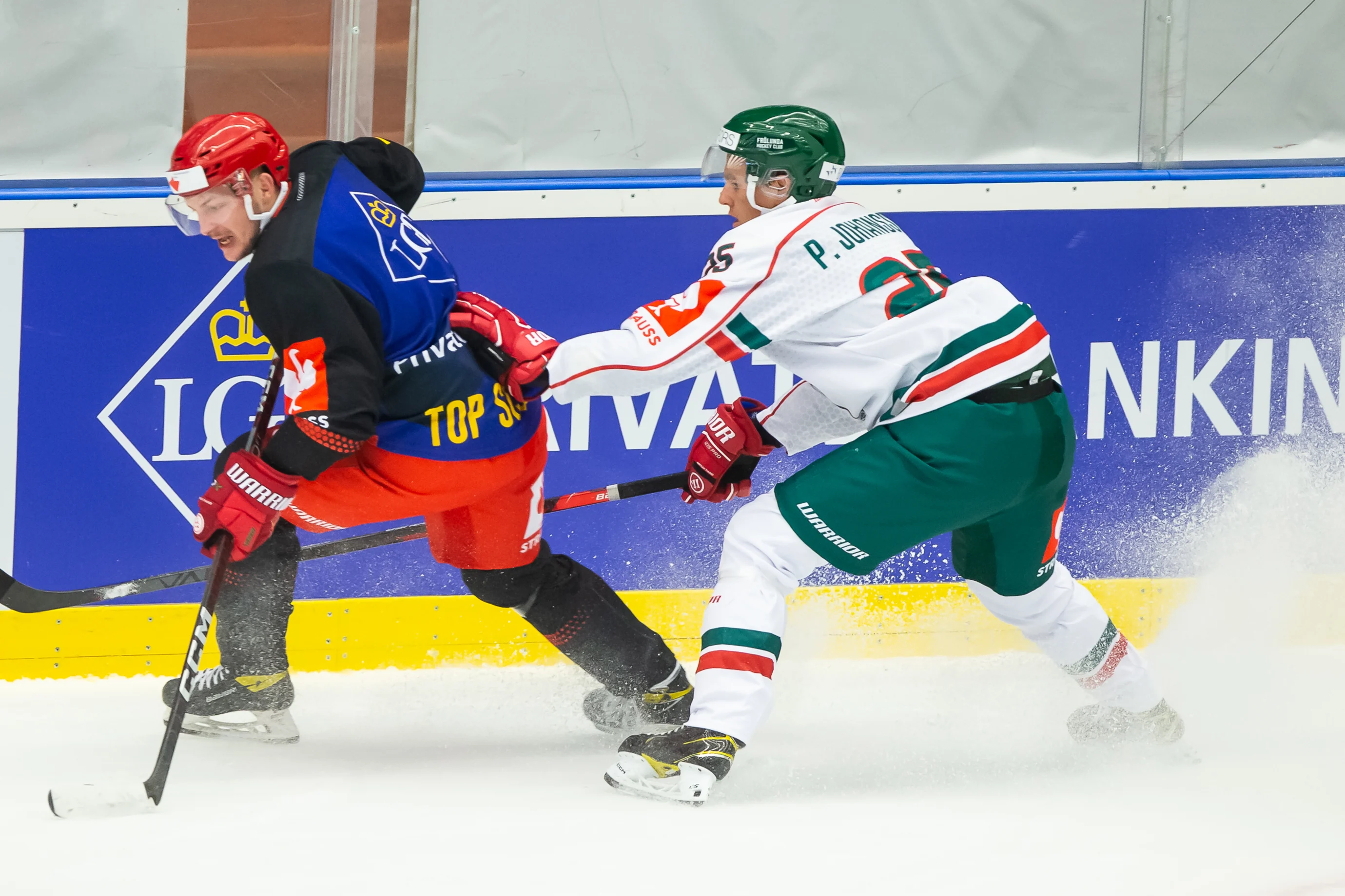 Team Lorenskog IK during the Champions Hockey League group stage