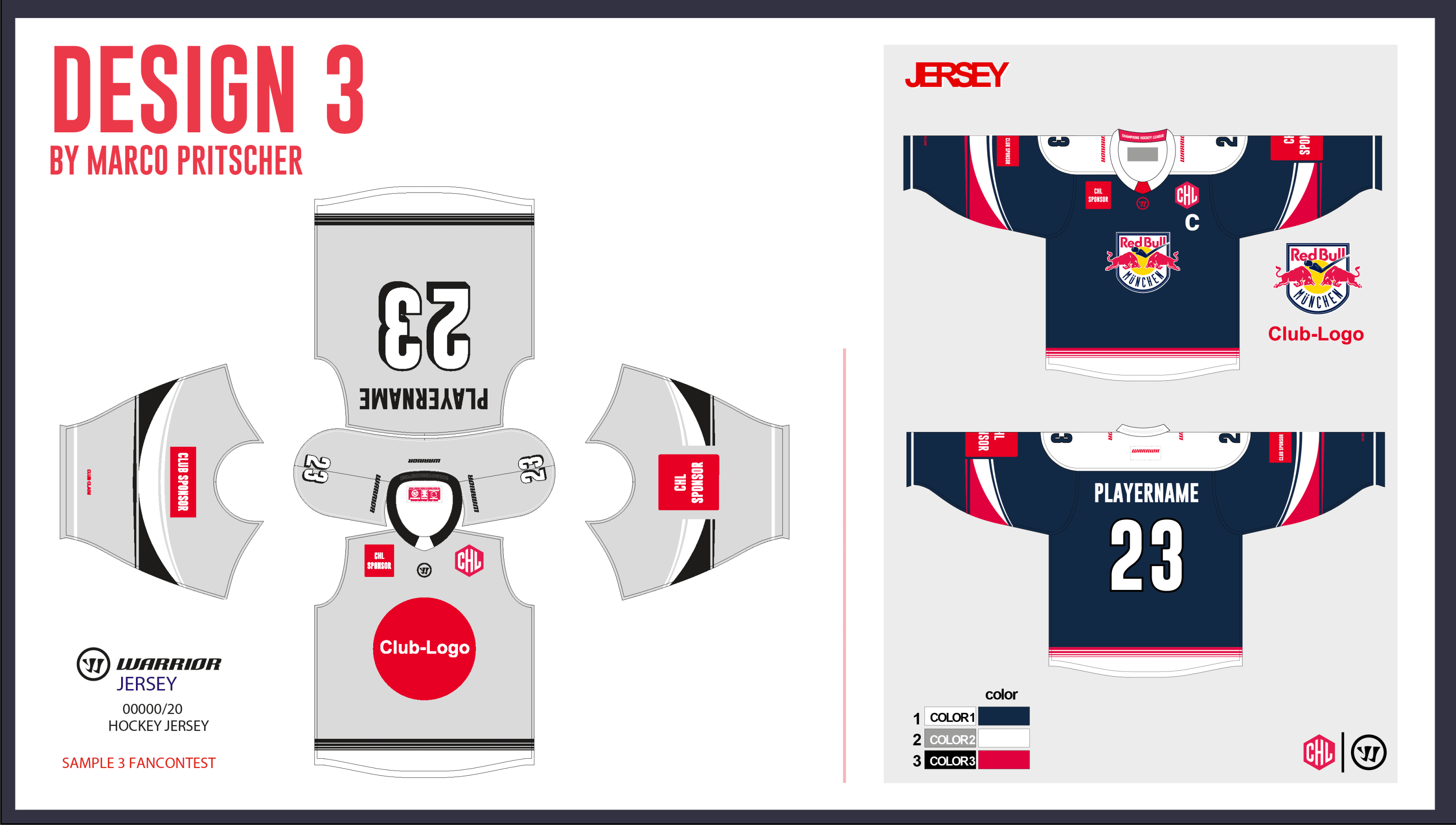 Sizechart Jersey - Champions Hockey League Shop powered by Warrior