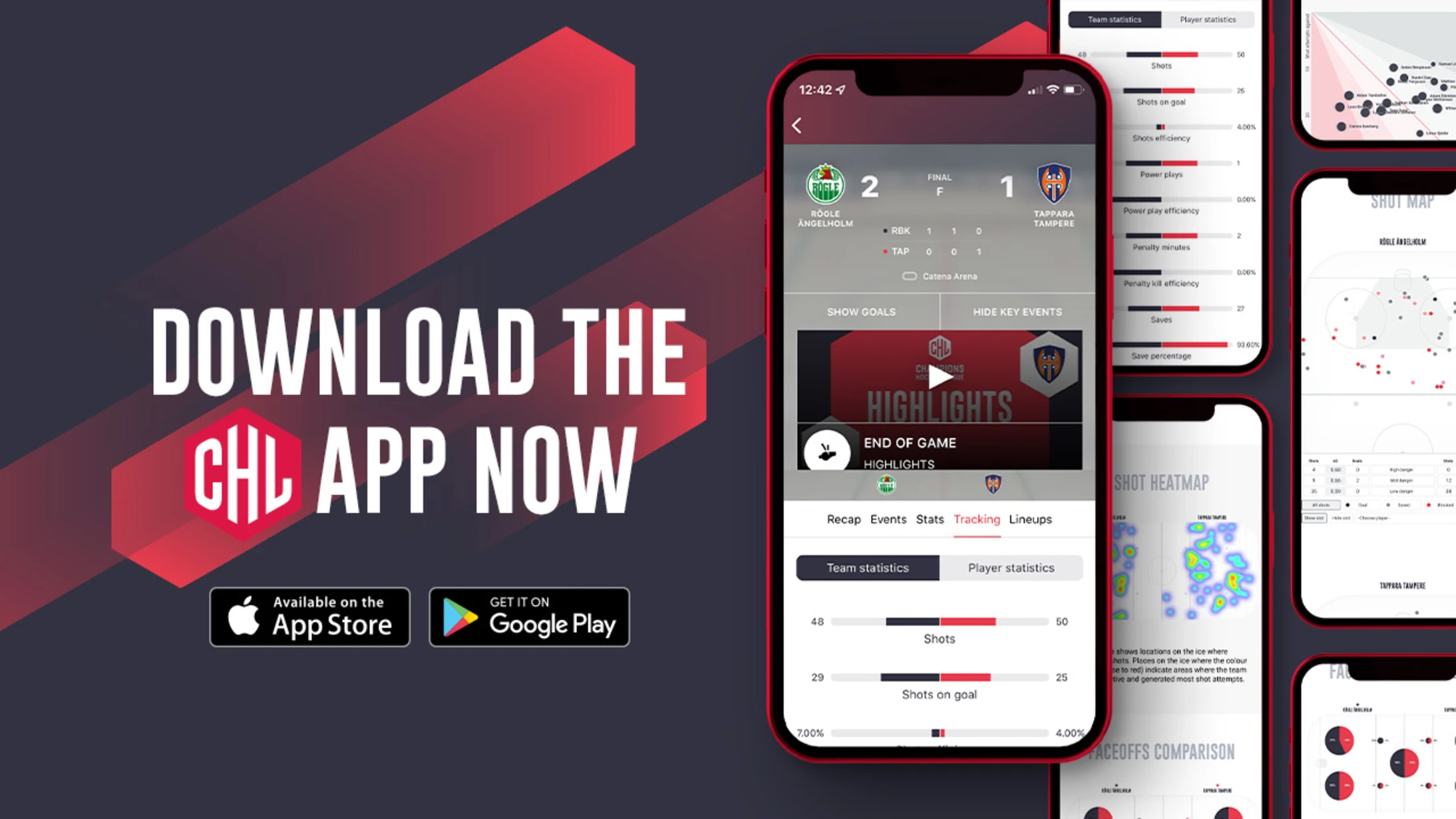 Download the official CHL App now